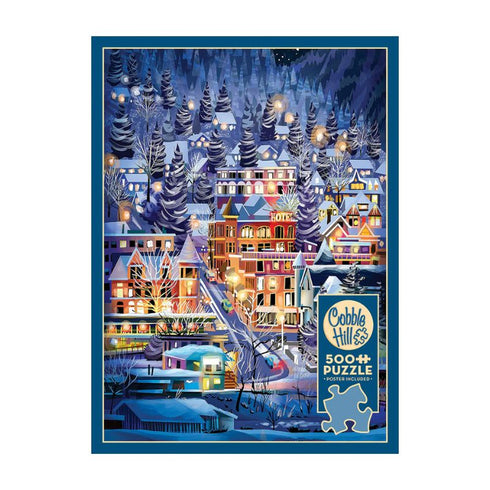 Ski Town 500 Piece Puzzle